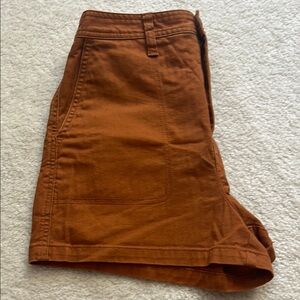 Madewell - Rust Orange Casual Shorts